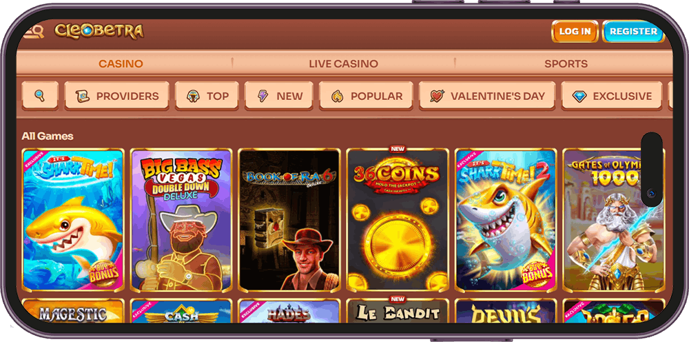 Cleobetra Casino Games